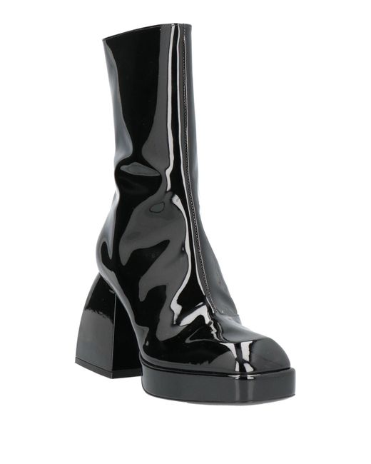 NODALETO Black Ankle Boots