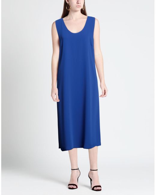P.A.R.O.S.H. Blue Midi Dress