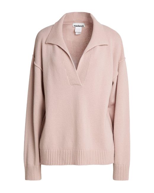 MAÏDA MILA Pink Blush Sweater Virgin Wool
