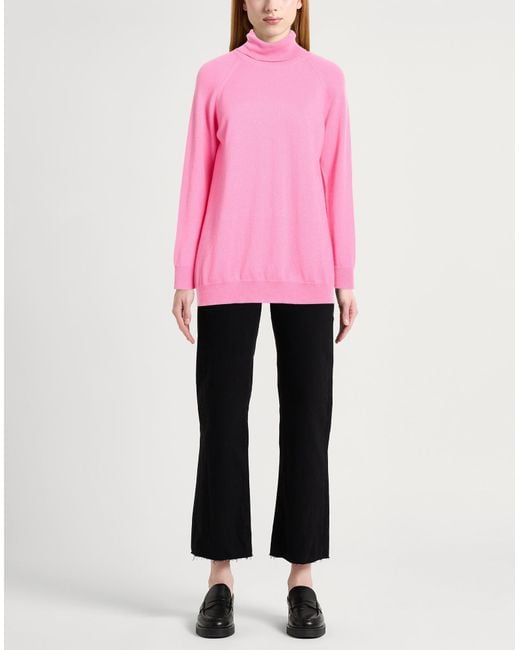 Drumohr Pink Turtlenecks