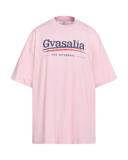 Vetements Pink T-Shirts for men