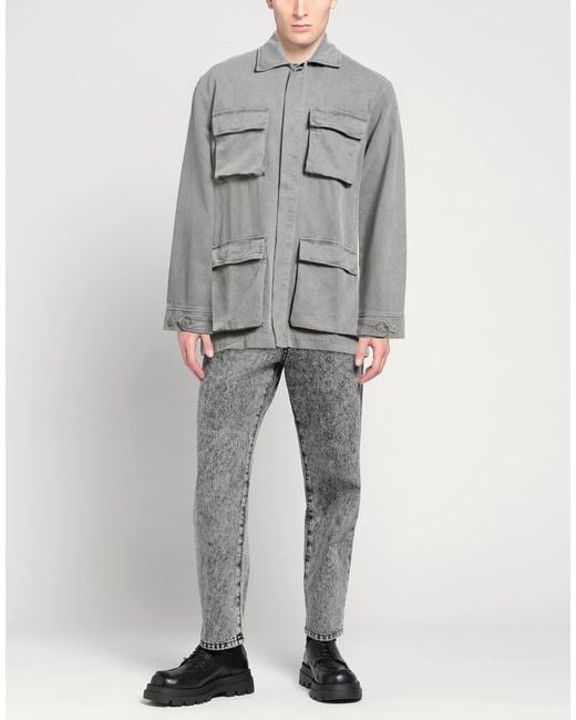 Crossley Gray Jacket Cotton for men