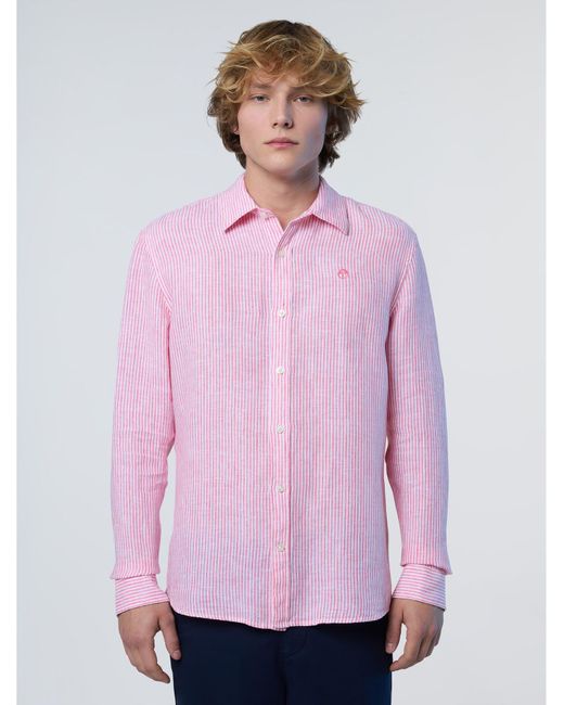 Camisa North Sails de hombre de color Pink