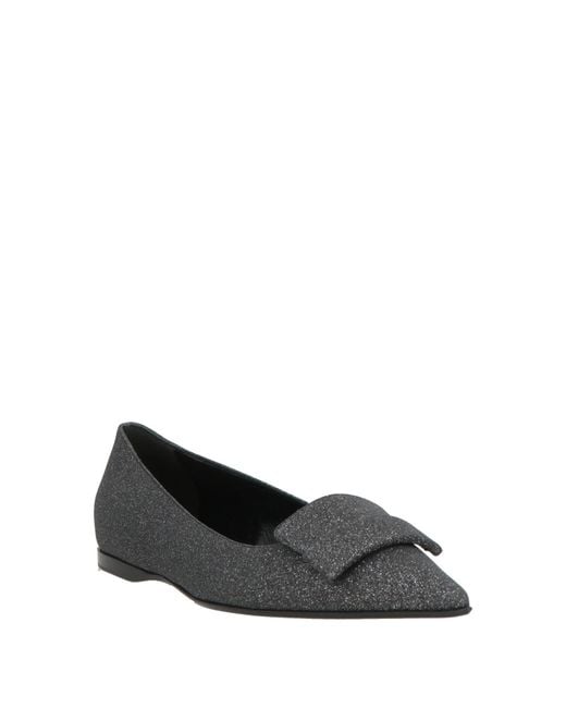 Sergio Rossi Black Ballet Flats
