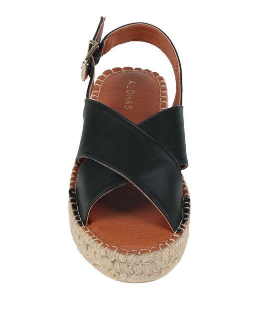 Alohas Black Espadrilles