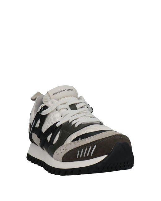 Emporio Armani Gray Trainers for men