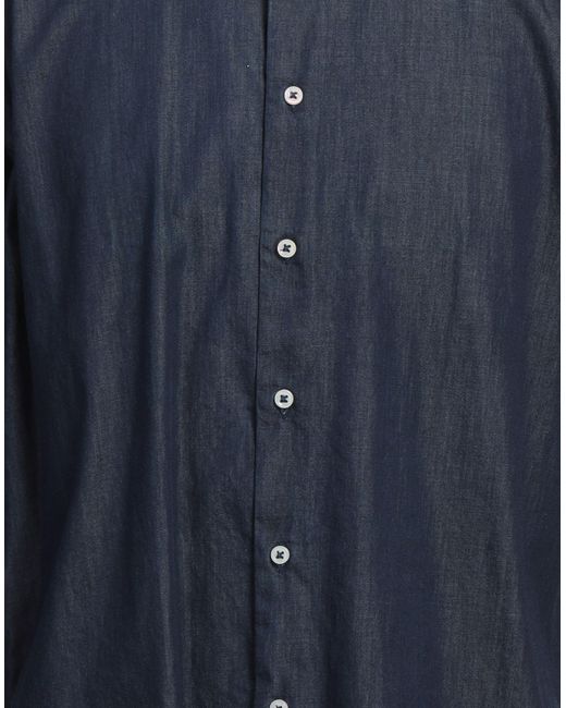 Camisa vaquera Alessandro Gherardi de hombre de color Blue