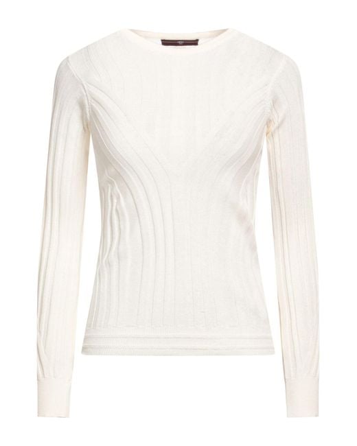 Pullover High en coloris White