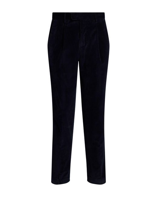 PT Torino Blue Midnight Pants Cotton, Elastane for men