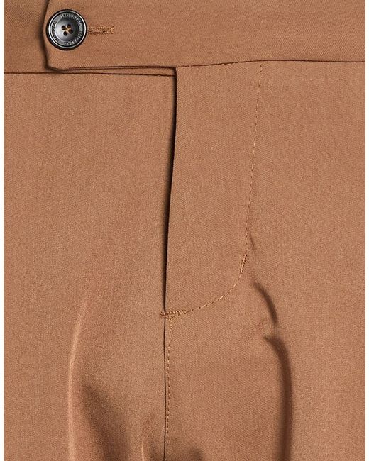Imperial Brown Pants Polyester, Viscose, Elastane for men