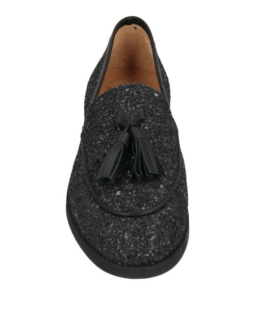GIO+ Black Loafers Leather