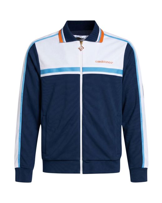 Casablanca Blue Midnight Jacket Polyamide, Viscose, Elastane for men