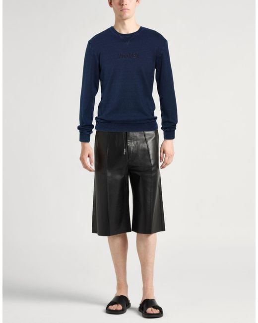 Moorer Blue Sweatshirt Cotton for men