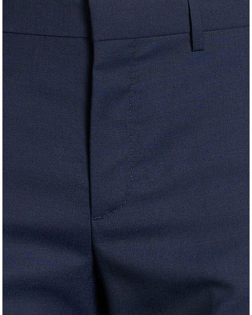Versace Blue Pants Wool for men