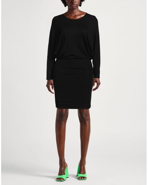 IRO Black Midi-Kleid