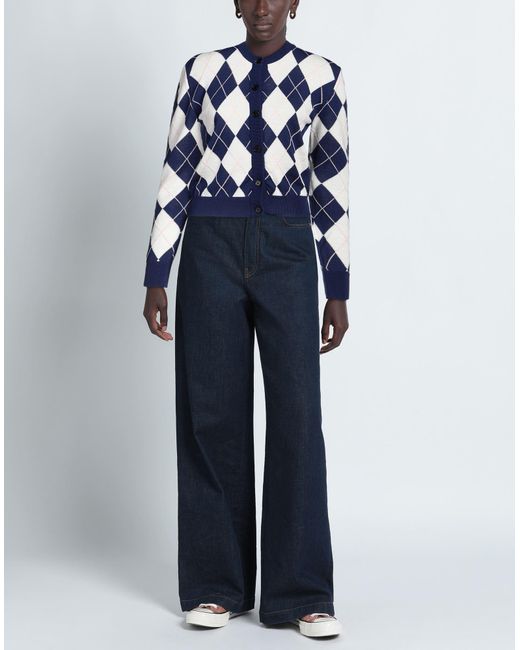 MSGM Blue Cardigan