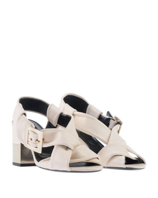 Roger Vivier Natural Sandals Leather