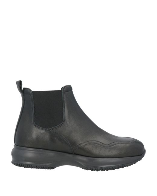 Hogan Black Ankle Boots