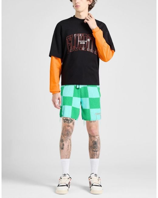 Barrow Green Shorts & Bermuda Shorts Cotton, Polyamide for men