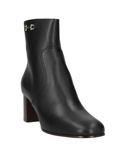 Ferragamo Black Ankle Boots Calfskin