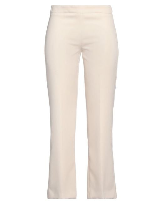 LANACAPRINA Natural Pants Polyester, Elastane