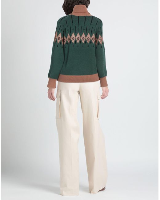 White Wise Green Turtleneck