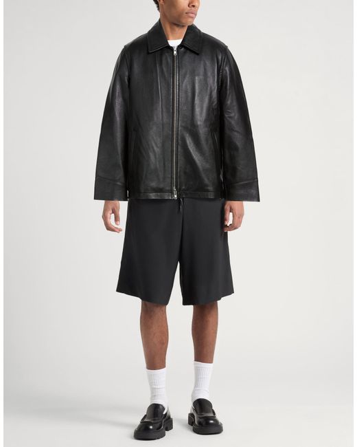 Agolde Black Jacket Goat Skin for men