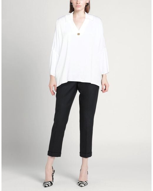 Joseph Ribkoff White Top Recycled Polyester, Polyester