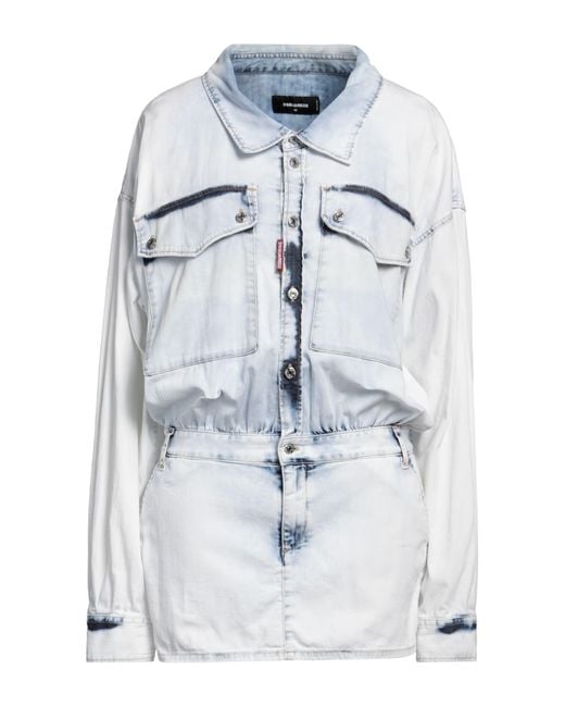 DSquared² Blue Mini Dress