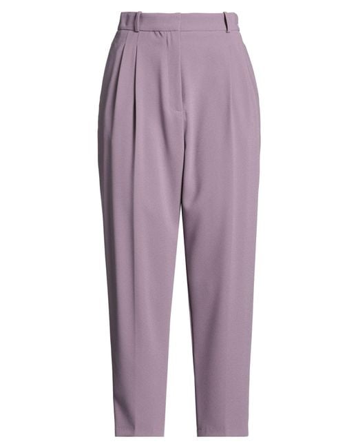 Elisabetta Franchi Purple Trouser