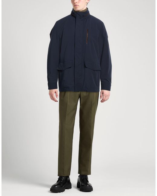 Paul & Shark Blue Jacket Polyester, Elastane for men