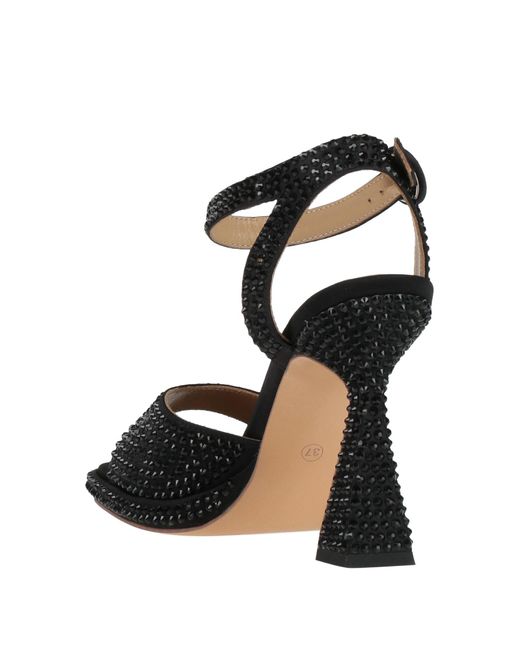 Alma En Pena. Black Sandale