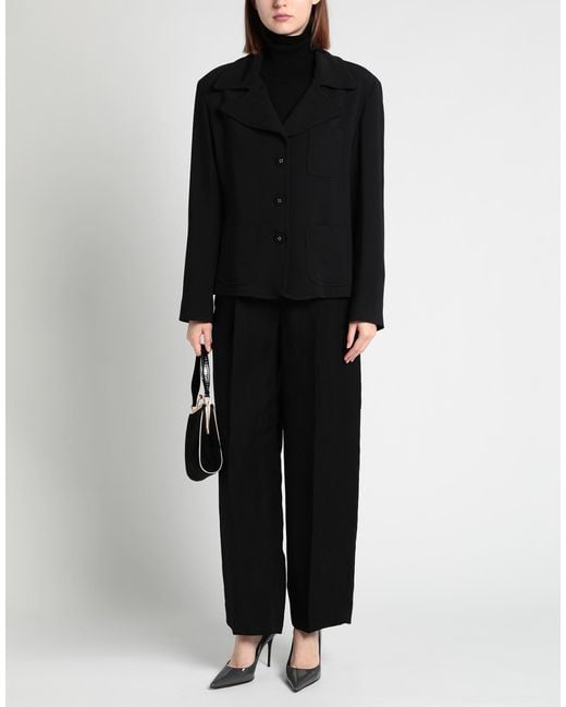 Etro Black Jacket Viscose, Acetate, Elastane