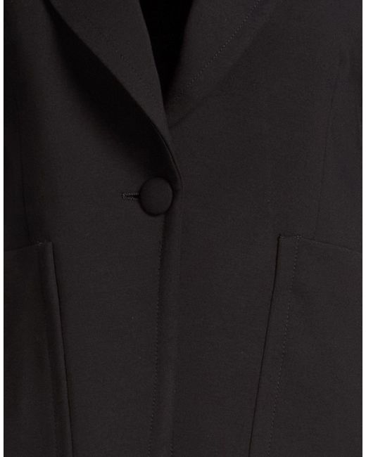 Lardini Black Blazer Viscose, Polyamide, Elastane