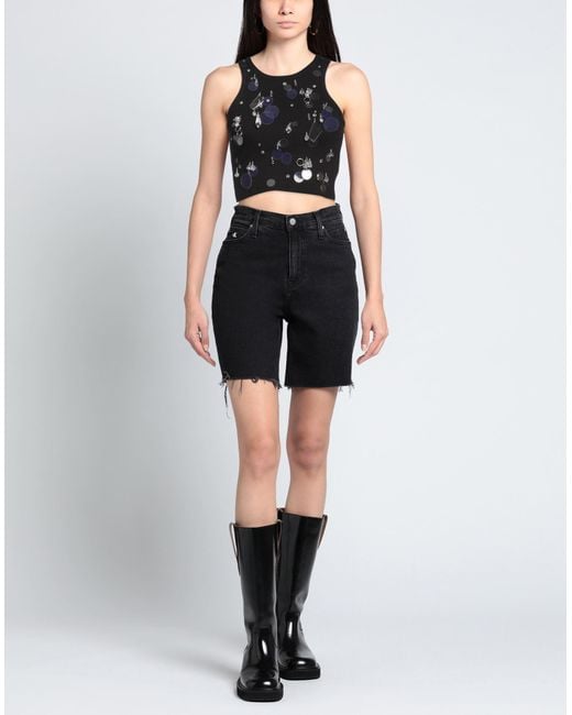 Top MSGM en coloris Black