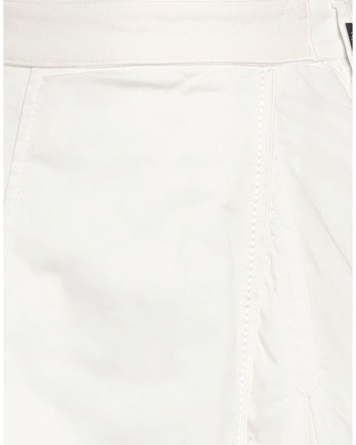 High White Midi Skirt Cotton, Elastane