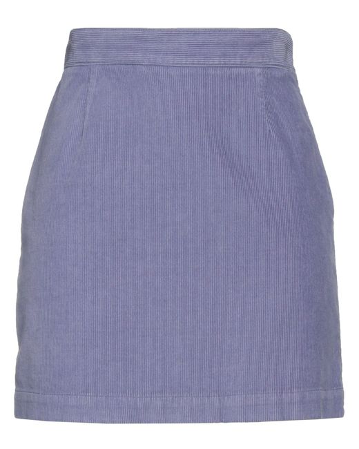 Grifoni Blue Mini Skirt