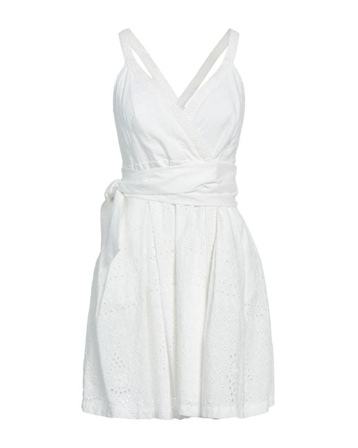 Pinko White Mini Dress