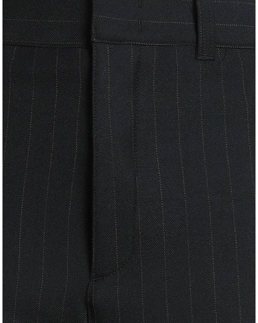 Department 5 Black Pants Polyester, Viscose, Elastane