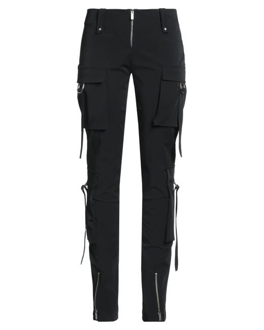 Blumarine Black Pants Polyester, Elastane