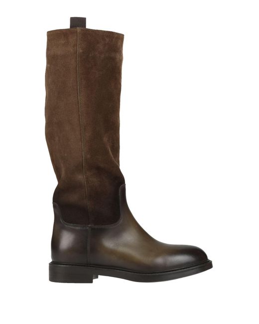 Doucal's Brown Boot Leather