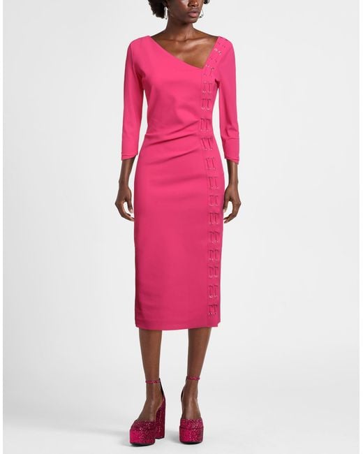 La Petite Robe Di Chiara Boni Pink Midi Dresses