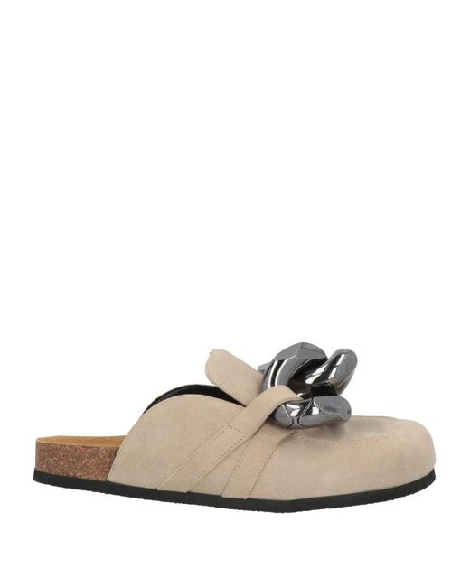 J.W. Anderson White Mules & Clogs Leather