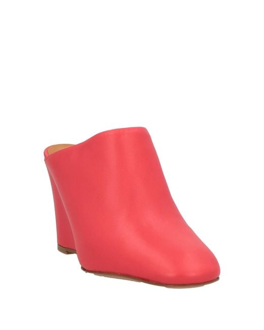 Forte_forte Red Mules & Clogs