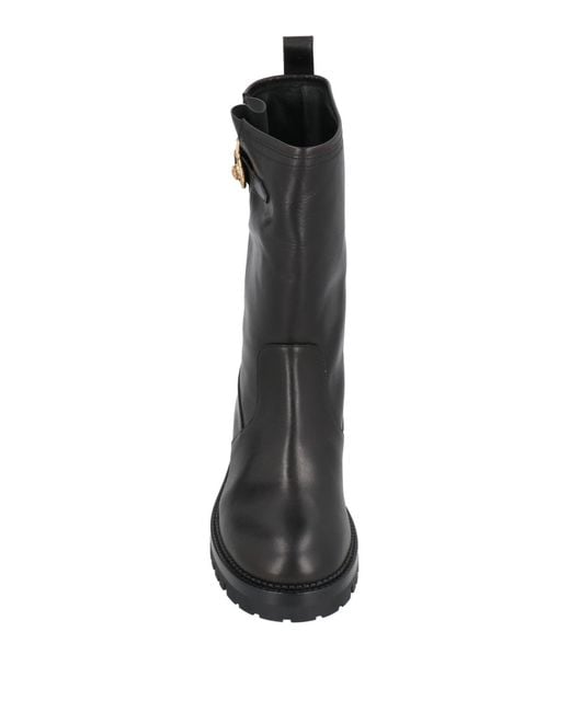 Versace Black Ankle Boots