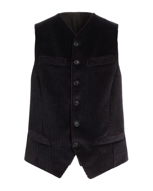 Chaleco sartorial Trussardi de hombre de color Black