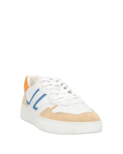 Crime London White Sneakers Leather for men