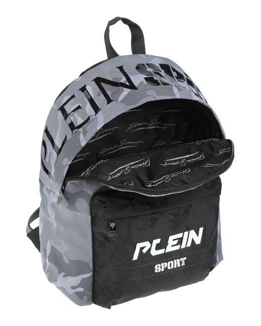 Mochila Philipp Plein de Tejido sintético de color Gris para hombre | Lyst