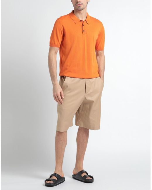Roberto Collina Orange Sweater for men