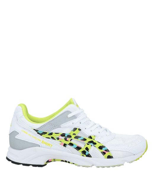 asics white leather trainers